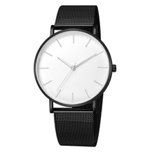 Load image into Gallery viewer, Men Watch Quartz Casual Watches Simple Metal Hour Reloj Quartz Watch Montre Mesh Stainless Steel erkek kol saati masculino clock
