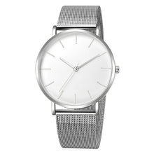 Load image into Gallery viewer, Men Watch Quartz Casual Watches Simple Metal Hour Reloj Quartz Watch Montre Mesh Stainless Steel erkek kol saati masculino clock

