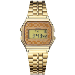 Reloj Casio, reloj dorado, conjunto para hombre, marca de lujo, LED digital, resistente al agua, reloj de cuarzo para hombre, reloj de pulsera deportivo militar, reloj masculino