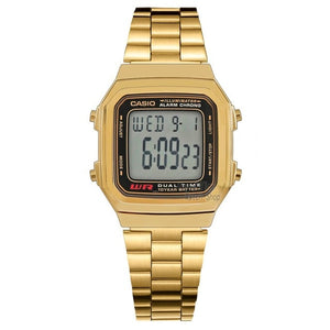 Reloj Casio, reloj dorado, conjunto para hombre, marca de lujo, LED digital, resistente al agua, reloj de cuarzo para hombre, reloj de pulsera deportivo militar, reloj masculino