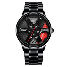 Load image into Gallery viewer, NEKTOM Men Rim Hub Watch Custom Design Car Wrist Watch Stainless Steel Custom not Printing Wheel Rim Hub Watches Man
