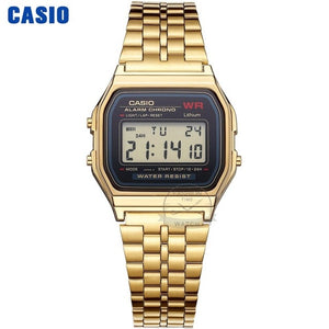 Reloj Casio, reloj dorado, conjunto para hombre, marca de lujo, LED digital, resistente al agua, reloj de cuarzo para hombre, reloj de pulsera deportivo militar, reloj masculino