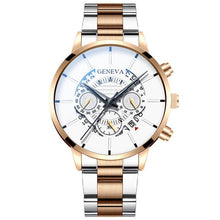 Load image into Gallery viewer, Mode hommes en acier inoxydable montre de luxe calendrier Quartz montres montre professionnelle décontractée pour homme horloge Relogio Masculino
