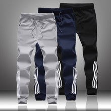 Load image into Gallery viewer, Spring Autumn Men Casual Sweatpants 2020 Mens Sportswear Joggers Striped Pants Fashion Male Skinny Slim Fitted Gyms Harem Pants
