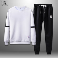 Load image into Gallery viewer, Men Tracksuits Spring 2020 Casual Mens Set Outwear Sweatshirts Sweartpants Two Piece Set Male Breathable Sweat Suits Man Fashion
