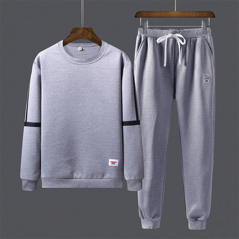Chándales para hombre, conjunto informal para hombres, prendas de vestir, sudaderas, pantalones deportivos, conjunto de dos piezas, trajes transpirables para el sudor, moda para hombre, primavera 2020