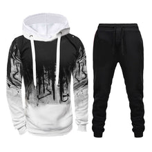 Load image into Gallery viewer, Winter Brand Tracksuit Casual Hoodies For Men Sportswear Two Piece Sets Of Thick Red Sweatshirt + Pants Sport Suit Plus 4XL
