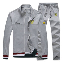 Load image into Gallery viewer, New Men&#39;s Sweatshirts Suit Designer Autumn Fashion Printing Slim Fat Baseball Jersey Suit Men Sportwear Leisure Suits 4XL BFF458
