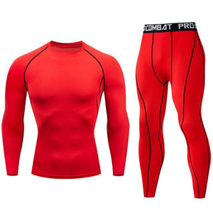 High Quality Compression Men's Sport Suits Quick Dry Running sets Clothes Sports Joggers Training Gym Fitness Tracksuits men