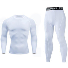 Load image into Gallery viewer, High Quality Compression Men&#39;s Sport Suits Quick Dry Running sets Clothes Sports Joggers Training Gym Fitness Tracksuits men
