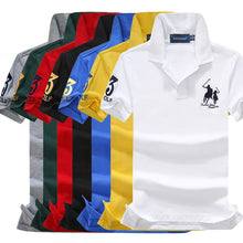 Load image into Gallery viewer, Polo Brand Clothing Male Fashion Casual Men Polo Shirts Solid Casual Polo Tee Shirt Tops High Quality Slim Fit Shirt Men 908
