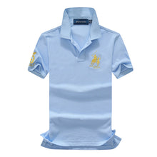 Load image into Gallery viewer, Polo Brand Clothing Male Fashion Casual Men Polo Shirts Solid Casual Polo Tee Shirt Tops High Quality Slim Fit Shirt Men 908
