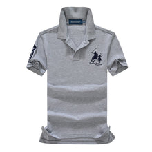 Load image into Gallery viewer, Polo Brand Clothing Male Fashion Casual Men Polo Shirts Solid Casual Polo Tee Shirt Tops High Quality Slim Fit Shirt Men 908
