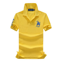 Load image into Gallery viewer, Polo Brand Clothing Male Fashion Casual Men Polo Shirts Solid Casual Polo Tee Shirt Tops High Quality Slim Fit Shirt Men 908
