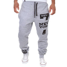 Load image into Gallery viewer, PUIMENTIUA Mens Casual Pants Letter Print Sweatpants 2019 New Male Lace-up Loose Hip Trousers Joggers Track Cotton Pants
