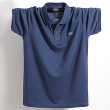 Load image into Gallery viewer, Summer Men Polo Shirt Brand Clothing Pure Cotton Men Business Casual Male Polo Shirt Short Sleeve Breathable Soft Polo Shirt 5XL
