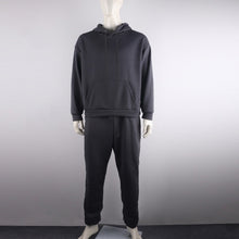 Load image into Gallery viewer, Neon Green Style Men&#39;s Fashion Tracksuit Solid 2 Pieces Long Sleeve Hoody+Loose Swearpants Casual Sportsuit Men 2019 Newest OMSJ
