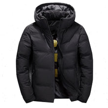 Cargar imagen en el visor de la galería, BOLUBAO 2019 Parkas de invierno para hombre, Parka térmica gruesa de calidad para hombre, prendas de vestir cálidas, chaqueta de plumón de pato blanca a la moda, abrigos para hombre
