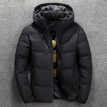 Cargar imagen en el visor de la galería, BOLUBAO 2019 Parkas de invierno para hombre, Parka térmica gruesa de calidad para hombre, prendas de vestir cálidas, chaqueta de plumón de pato blanca a la moda, abrigos para hombre
