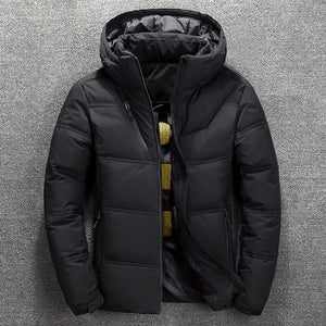 BOLUBAO 2019 Parkas de invierno para hombre, Parka térmica gruesa de calidad para hombre, prendas de vestir cálidas, chaqueta de plumón de pato blanca a la moda, abrigos para hombre