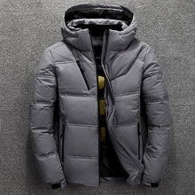 Cargar imagen en el visor de la galería, BOLUBAO 2019 Parkas de invierno para hombre, Parka térmica gruesa de calidad para hombre, prendas de vestir cálidas, chaqueta de plumón de pato blanca a la moda, abrigos para hombre
