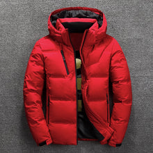 Cargar imagen en el visor de la galería, BOLUBAO 2019 Parkas de invierno para hombre, Parka térmica gruesa de calidad para hombre, prendas de vestir cálidas, chaqueta de plumón de pato blanca a la moda, abrigos para hombre
