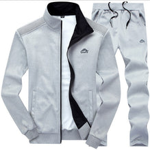 Load image into Gallery viewer, MJARTORIA Tracksuit Men 2019 Autumn Sportwear Fashion Mens Hip Hop Set 2PC Zipper Hooded Sweatshirt Jacket+Pant Suit
