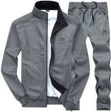 Load image into Gallery viewer, MJARTORIA Tracksuit Men 2019 Autumn Sportwear Fashion Mens Hip Hop Set 2PC Zipper Hooded Sweatshirt Jacket+Pant Suit

