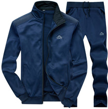 Load image into Gallery viewer, MJARTORIA Tracksuit Men 2019 Autumn Sportwear Fashion Mens Hip Hop Set 2PC Zipper Hooded Sweatshirt Jacket+Pant Suit
