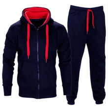 Load image into Gallery viewer, MJARTORIA Tracksuit Men 2019 Autumn Sportwear Fashion Mens Hip Hop Set 2PC Zipper Hooded Sweatshirt Jacket+Pant Suit
