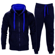 Load image into Gallery viewer, MJARTORIA Tracksuit Men 2019 Autumn Sportwear Fashion Mens Hip Hop Set 2PC Zipper Hooded Sweatshirt Jacket+Pant Suit
