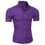 Men Slim Fit Shirt Short Sleeve Stylish Formal Tops Men Casual Short Sleeve Shirts Buttons Top Clothing Solid Plus Size W3