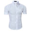 Load image into Gallery viewer, Men Slim Fit Shirt Short Sleeve Stylish Formal Tops Men Casual Short Sleeve Shirts Buttons Top Clothing Solid Plus Size W3
