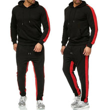 Load image into Gallery viewer, New Men Hoodies Suit Tracksuit Sweatshirt Suit Autumn Winter Fleece Hoodie+Sweat pants Jogging Homme Pullover Sporting Suit Male
