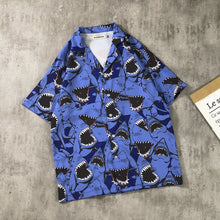 Load image into Gallery viewer, OSCN7 2019 Casual Printed Short Sleeve Shirt Men Street 2019 Hawaii Beach Women Fashion Short Sleeve Shirts Harujuku Mens 416
