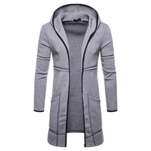 Load image into Gallery viewer, Mens New Style Autumn Winter Coat Warm  Trench New Fashion Long Overcoat Casual Solid Outwear Cardigan
