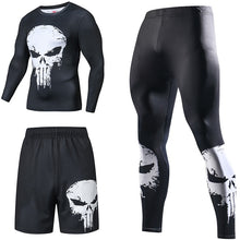 Load image into Gallery viewer, Superhero Compression Tracksuits Men&#39;s Sport Suit Quick Dry Running sets Clothes Sports Joggers Training Gym Fitness Man Set
