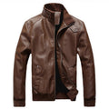 DIHOPE chaquetas de invierno de cuero genuino para hombre, abrigo de piel de oveja de 100% Real de marca, chaqueta de cuero genuino para hombre