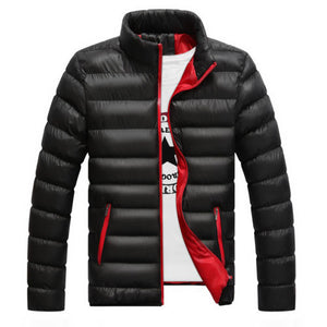 Winter Men's Warm Ultralight Puffer Down Parka High Neck Coat Jacket 2019 Fashion Winter Warm Men Down Coats