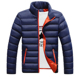Winter Men's Warm Ultralight Puffer Down Parka High Neck Coat Jacket 2019 Fashion Winter Warm Men Down Coats