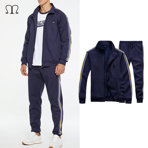 Tracksuit Men Sets Spring Autumn Hooded Sweatshirt Casual Set Men's Sportsuit Jacket+Pants Male 2020 Brand Sportswear Clothing