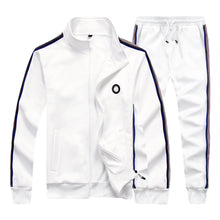 Load image into Gallery viewer, Tracksuit Men Sets Spring Autumn Hooded Sweatshirt Casual Set Men&#39;s Sportsuit Jacket+Pants Male 2020 Brand Sportswear Clothing
