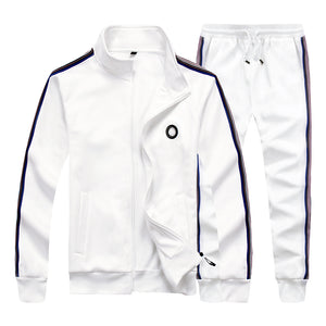 Tracksuit Men Sets Spring Autumn Hooded Sweatshirt Casual Set Men's Sportsuit Jacket+Pants Male 2020 Brand Sportswear Clothing