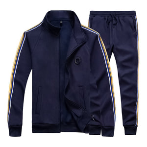 Tracksuit Men Sets Spring Autumn Hooded Sweatshirt Casual Set Men's Sportsuit Jacket+Pants Male 2020 Brand Sportswear Clothing