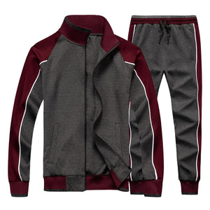 Tracksuit Men Sets Spring Autumn Hooded Sweatshirt Casual Set Men's Sportsuit Jacket+Pants Male 2020 Brand Sportswear Clothing