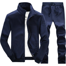Load image into Gallery viewer, Tracksuit Men Sets Spring Autumn Hooded Sweatshirt Casual Set Men&#39;s Sportsuit Jacket+Pants Male 2020 Brand Sportswear Clothing
