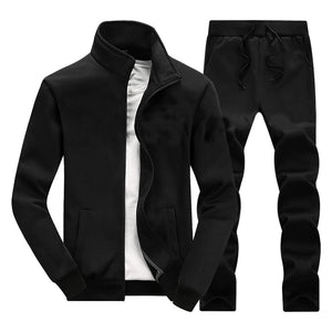 Tracksuit Men Sets Spring Autumn Hooded Sweatshirt Casual Set Men's Sportsuit Jacket+Pants Male 2020 Brand Sportswear Clothing