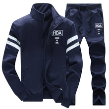 Cargar imagen en el visor de la galería, BOLUBAO 2018 nuevo otoño conjunto para hombre sudadera polar de calidad + Pantalones chándal masculino trajes deportivos conjuntos de ropa deportiva para hombre
