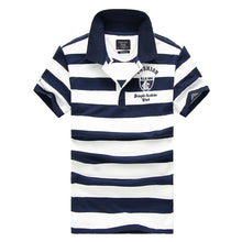Load image into Gallery viewer, Men Classic Striped Polo Shirt Cotton Short Sleeve NEW Arrived 2019 summer Plus size M-XXXXL
