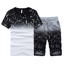 Load image into Gallery viewer, New Fashion Sportsuit and Tee Shirt Set Mens T Shirt Shorts + Short Pants Men Summer Tracksuit Men Casual Brand Tee Shirts 2019
